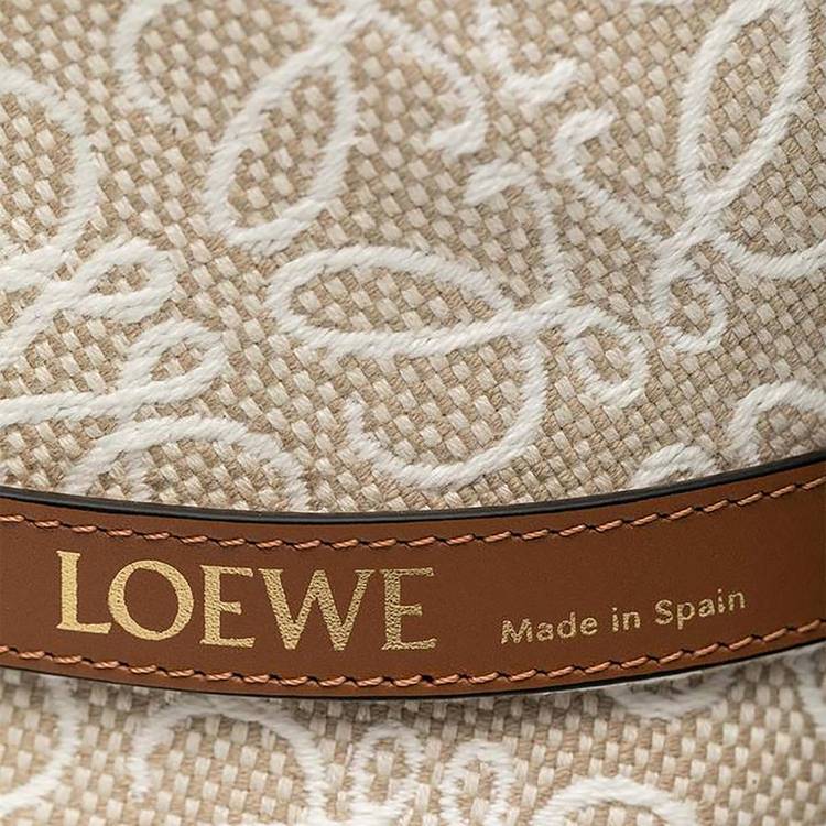 Loewe Anagram Jacquard Bucket Hat 'Ecru/Soft White' | GOAT