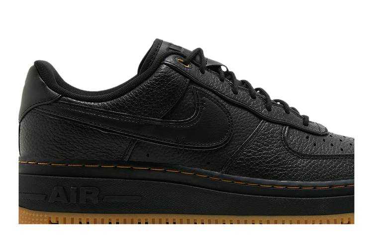 Nike Air Force 1 Luxe Black Gum Brown Retro OG DB4109-001 Mens Size
