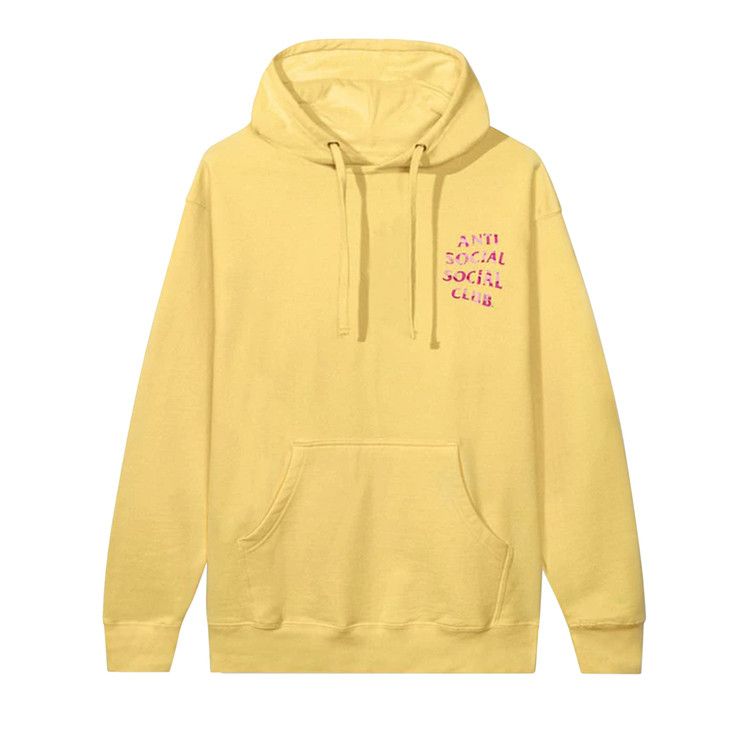 Anti social social store club hoodie yellow