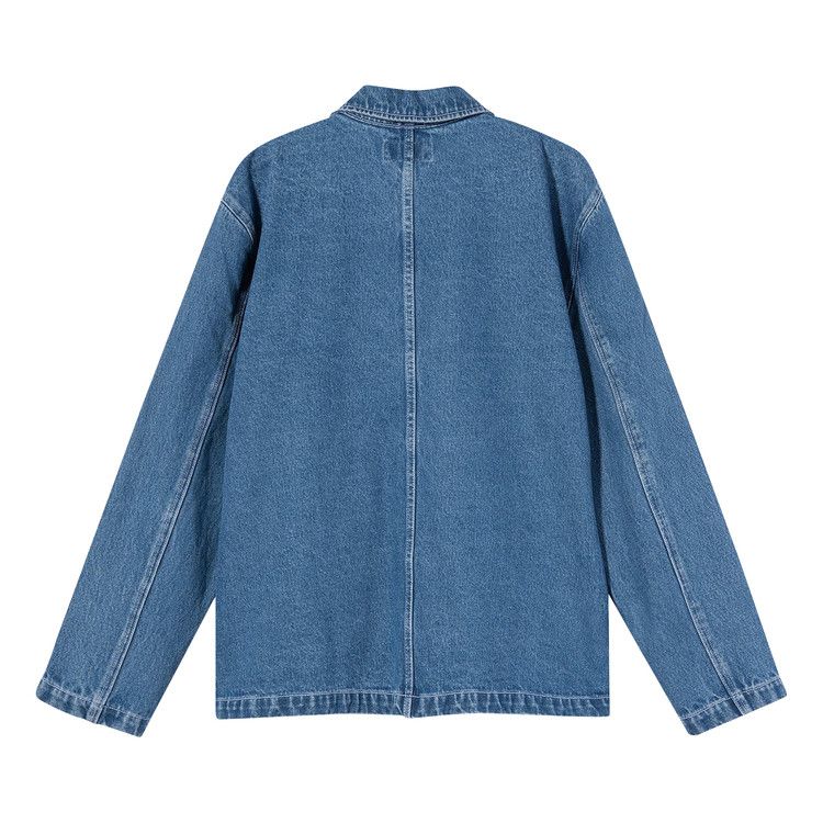 Buy Stussy Denim Chore Jacket 'Blue' - 115570 BLUE | GOAT