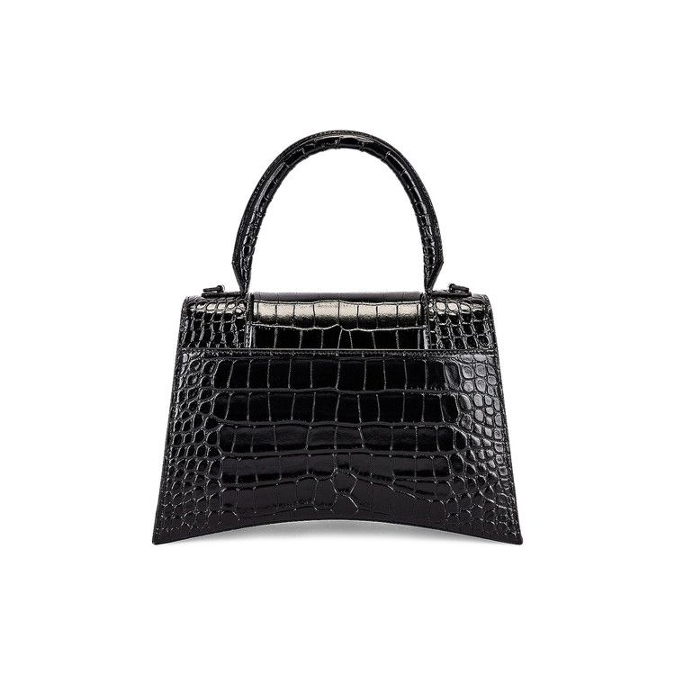 Balenciaga Hourglass Top Handle Black