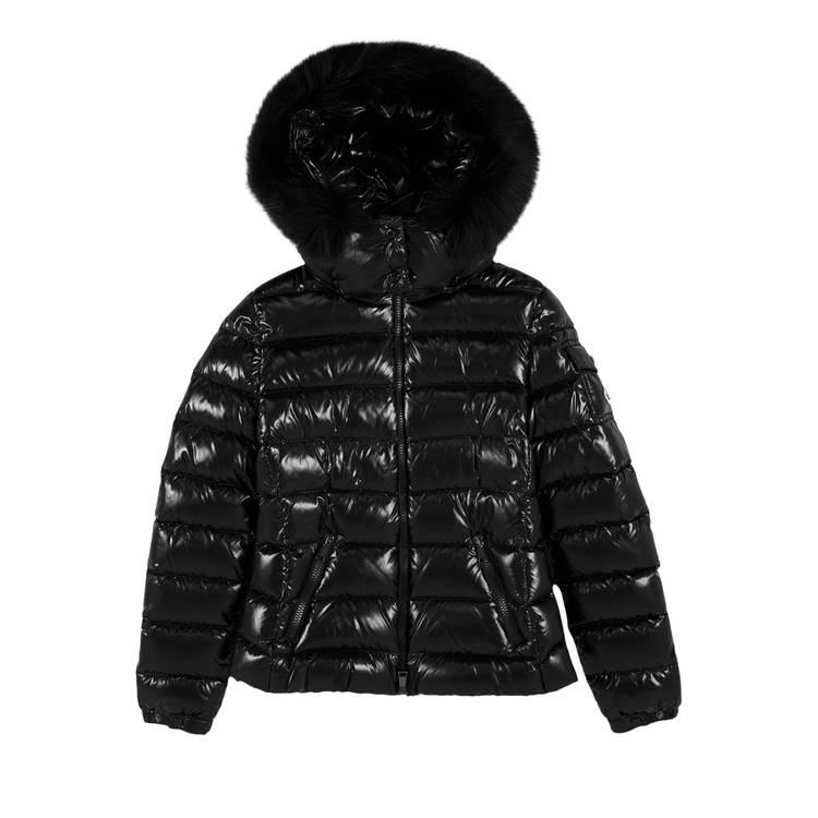 Moncler Badyfur Jacket With Fur Collar 'Black' | GOAT