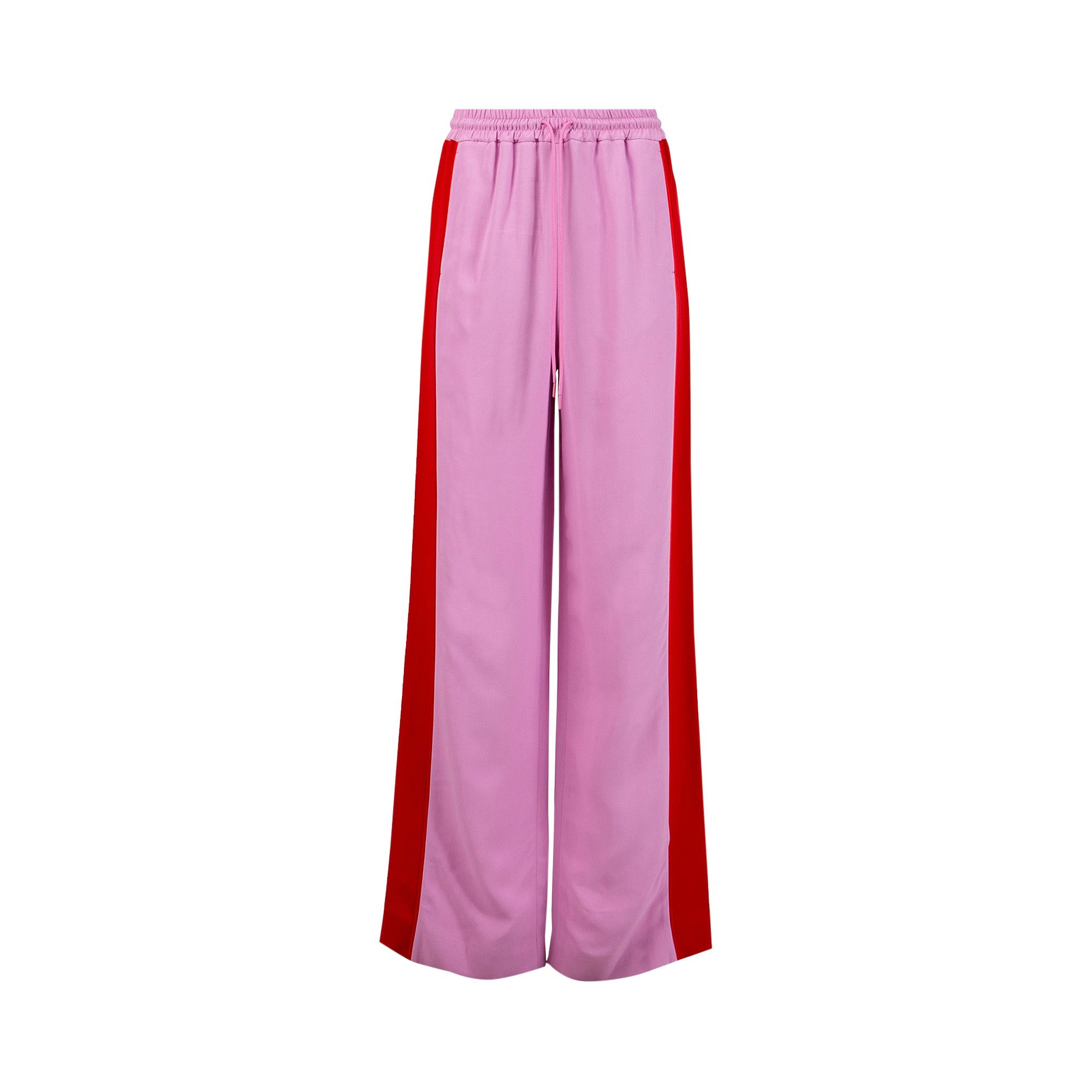 Pre-owned Burberry Side Stripe Wide Leg Pant 'primrose Pink'