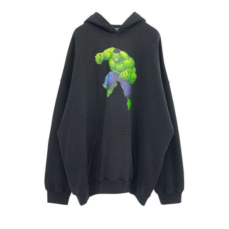 Balenciaga Boxy Hoodie Black