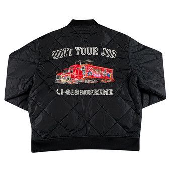 BTS グク着用 Supreme Quit Your Job Jacket