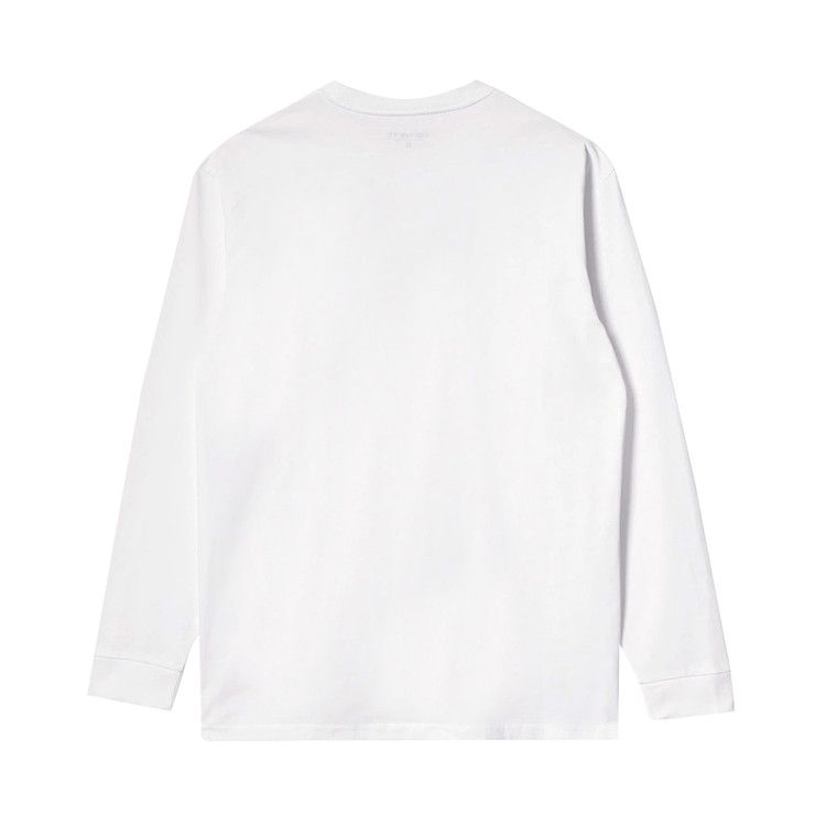 Carhartt Wip Long-Sleeve Chase T-Shirt White/Gold