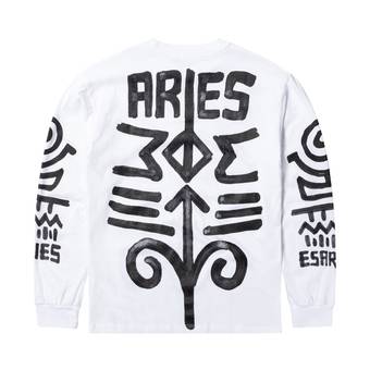 Buy Aries Bodypaint Long-Sleeve Tee 'White' - FSAR60008 WHIT