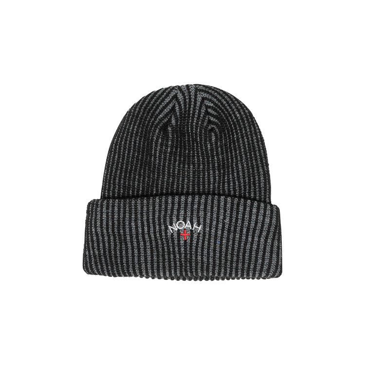 NOAH ビーニー tri-colar beanie black 806796_01.jpg.jpeg