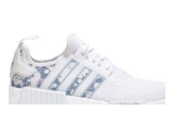 adidas Originals Womens Nmd R1 - Running Shoes White/Ambient Sky/Silver Size 06.0