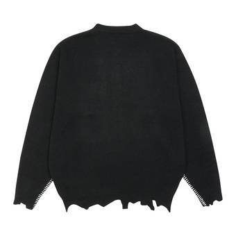 Buy Saint Michael Sin Wool Sweater 'Black' - SM A21 0000 039 
