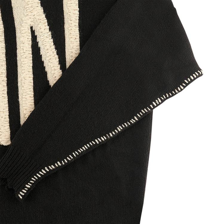 Buy Saint Michael Sin Wool Sweater 'Black' - SM A21 0000 039 | GOAT