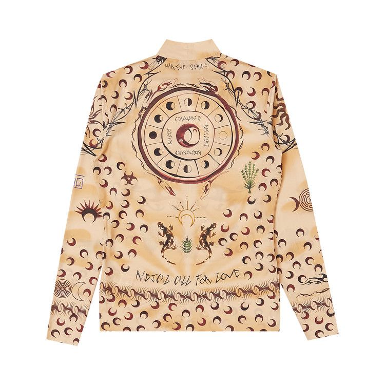 Buy Marine Serre Second Skin Tattoo Top 'Punk Shaded Tattoo