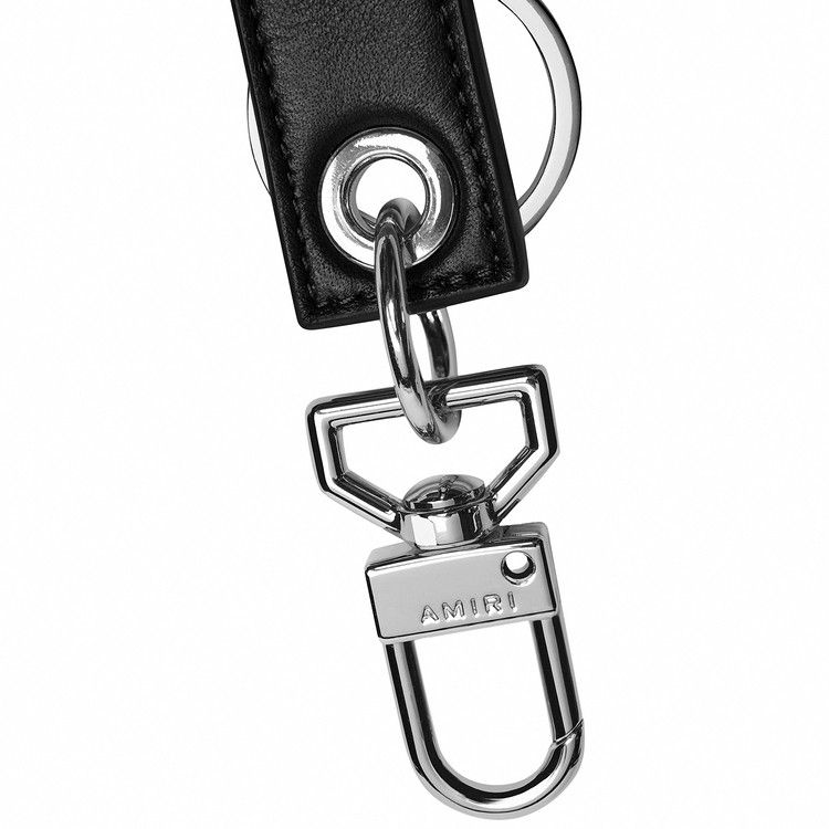 Buy Amiri Nappa Tag Keychain 'Black' - MAX005 008 BLAC | GOAT