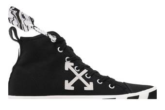 Buy Off-White Vulc Sneaker Mid 'Black White' - OMIA119F21FAB001