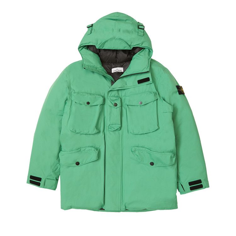 Buy Stone Island Real Down Coat 'Green' - 751540330 V0050 | GOAT