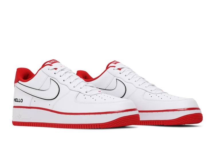Urbanstar x Air Force 1 '07 LX 'HELLO Pack - White University Red 