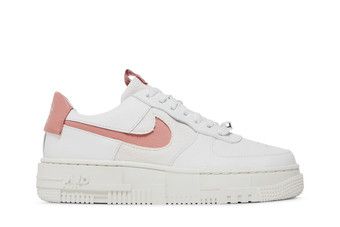 Wmns Air Force 1 Pixel 'White Rust Pink' | GOAT