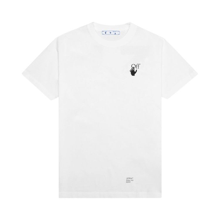Off-White Caravaggio Arrow Slim T-Shirt White/Black Price in India