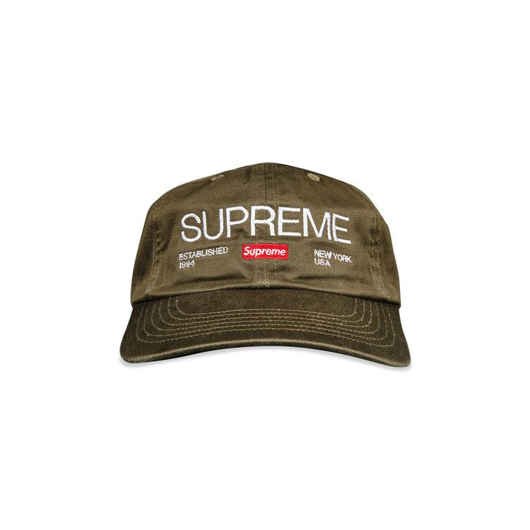 Buy Supreme Est. 1994 6-Panel 'Olive' - FW21H131 OLIVE | GOAT