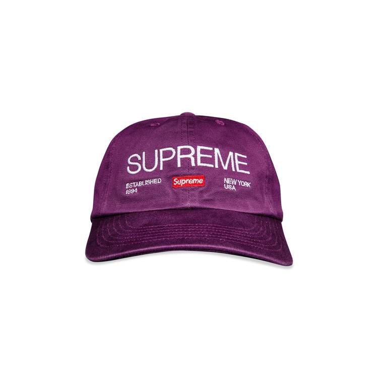 Buy Supreme Est. 1994 6-Panel 'Purple' - FW21H131 PURPLE | GOAT