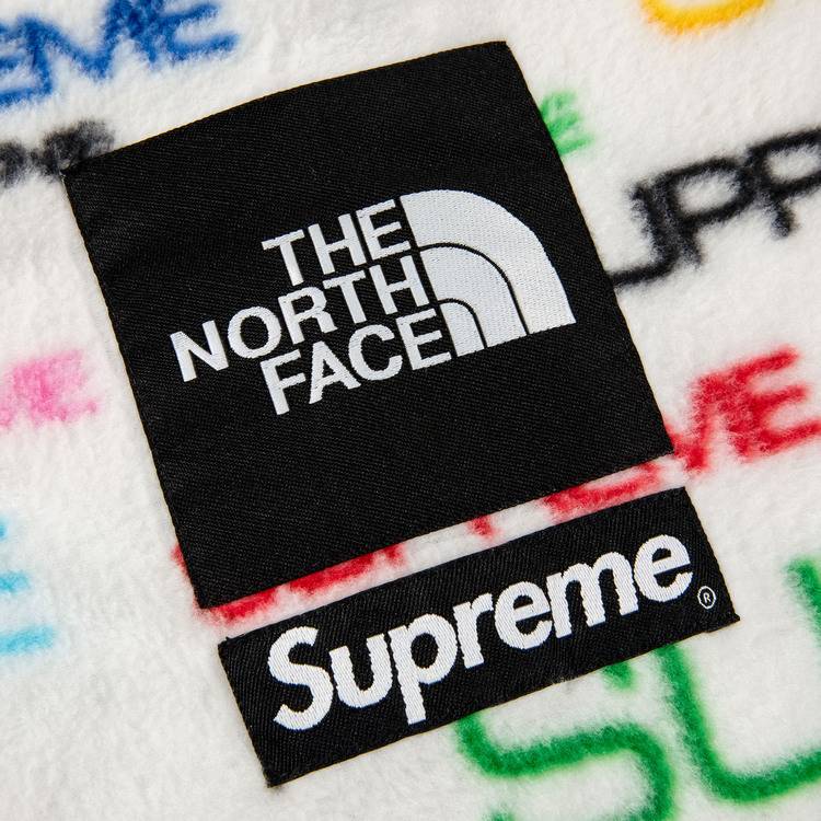 Supreme x The North Face Steep Tech Fleece Jacket 'White' | GOAT