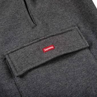 Buy Supreme Small Box Cargo Sweatpant 'Charcoal' - FW21P22