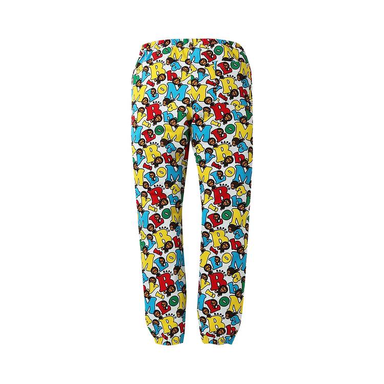 Buy BAPE Baby Milo Alphabet Slim Sweatpants 'Multicolor' - 2G80