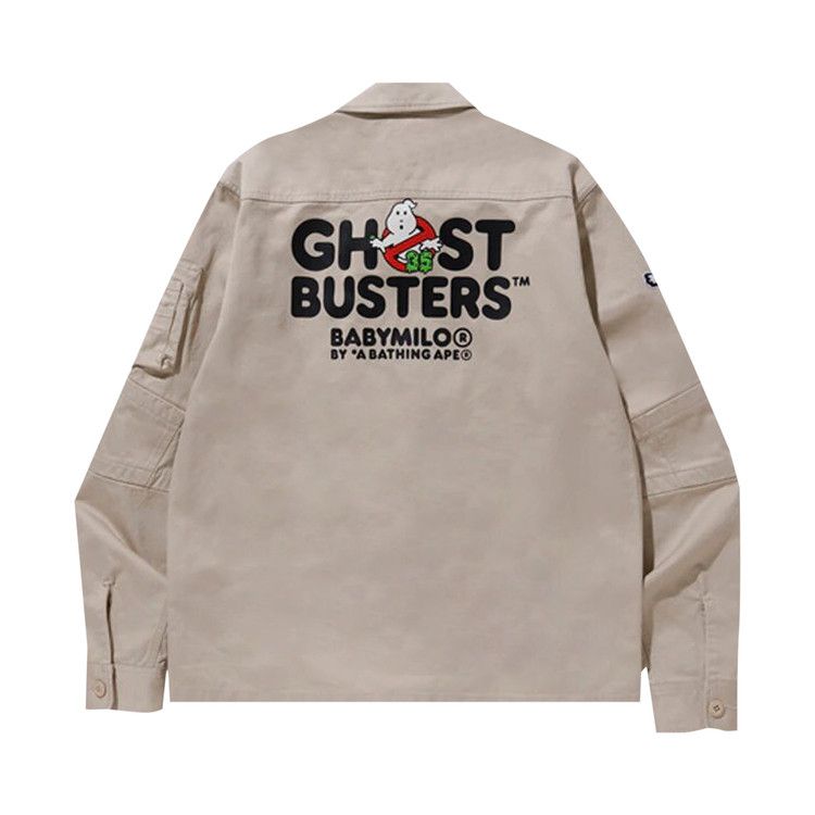 BAPE×Ghostbusters シャツジャケット Buy BAPE x Ghostbusters Baby Milo Shirt 'Beige' - 1F23 131