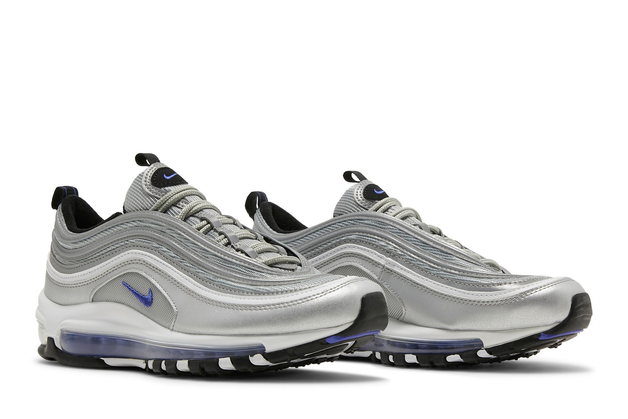 Pre-owned Nike Air Max 97 Gs 'silver Violet'