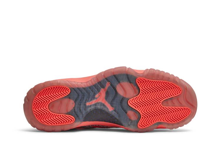 Red Leather & Gum Soles Redress this Air Jordan 11 Low IE Custom