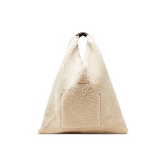 MM6 Maison Margiela Reversible Shearling Japanese Bag 'Beige 
