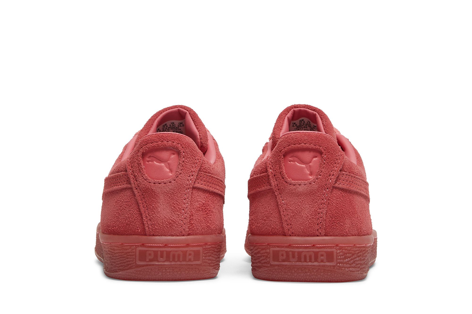 Pre-owned Puma Suede Classic Jr 'mono Iced - Sun Kissed Coral' In Pink