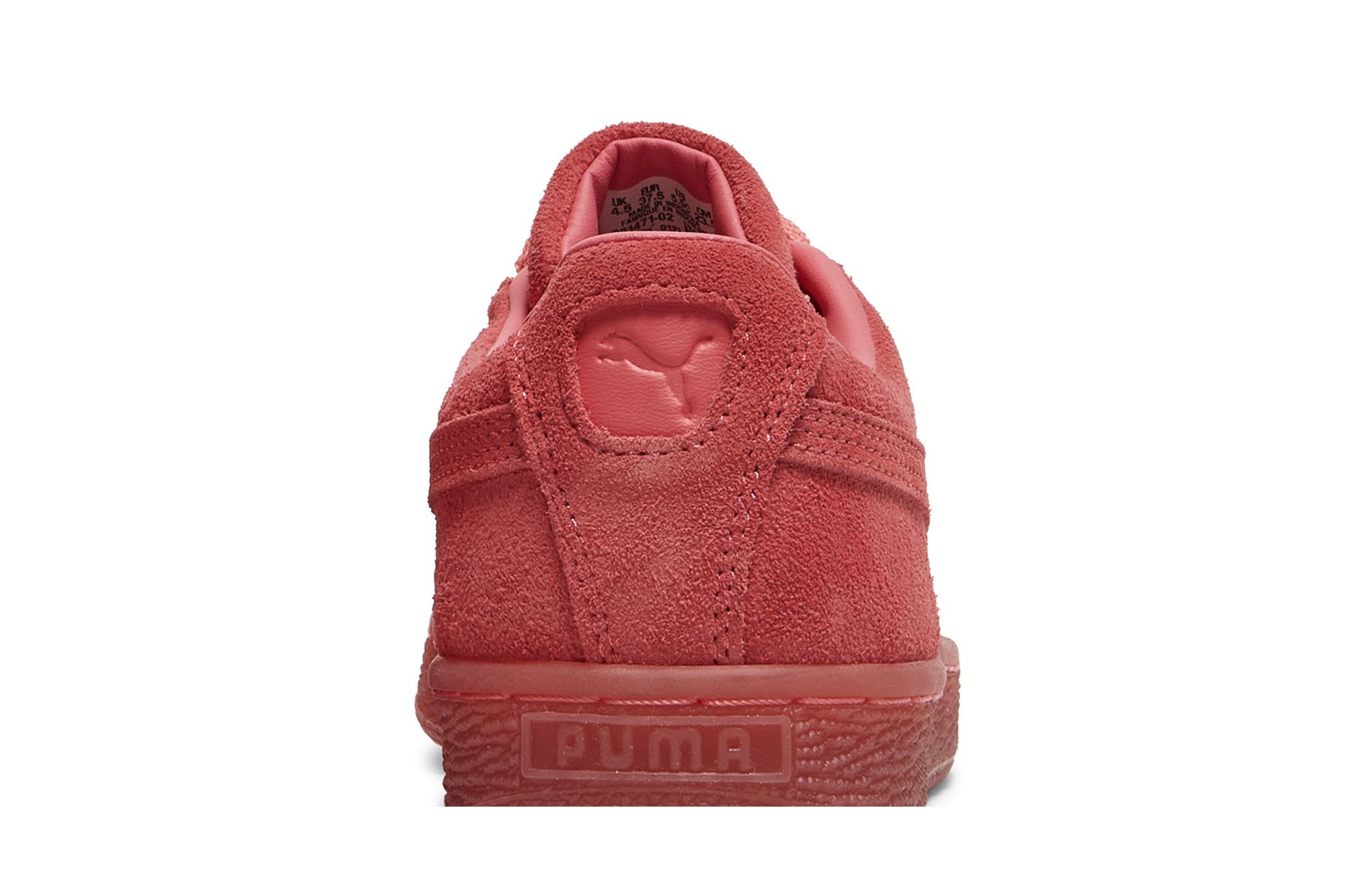Pre-owned Puma Suede Classic Jr 'mono Iced - Sun Kissed Coral' In Pink
