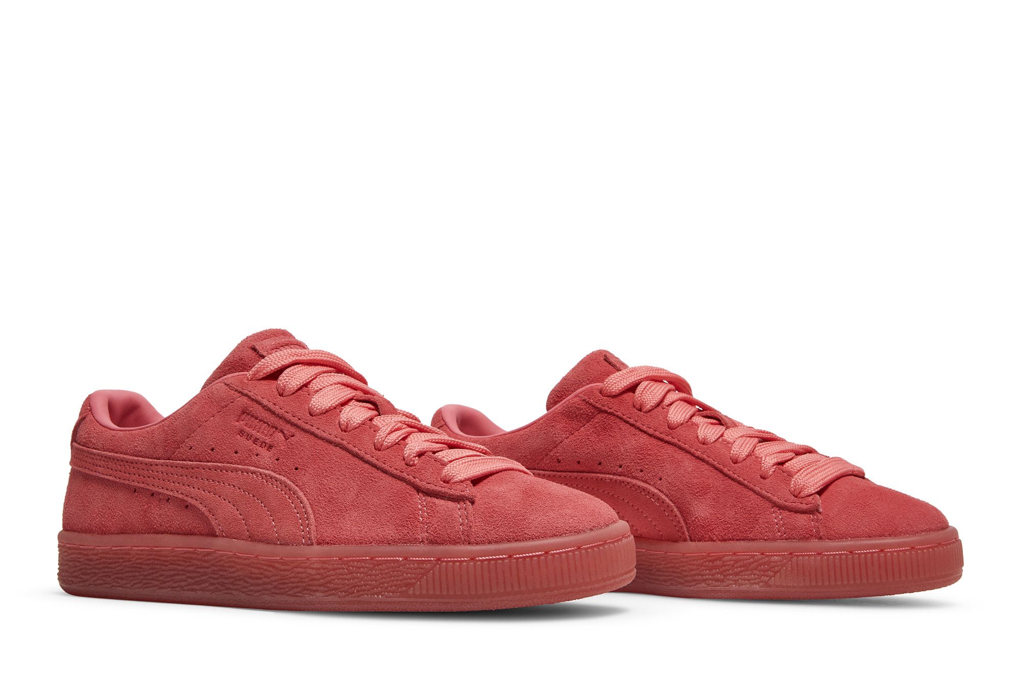 Pre-owned Puma Suede Classic Jr 'mono Iced - Sun Kissed Coral' In Pink