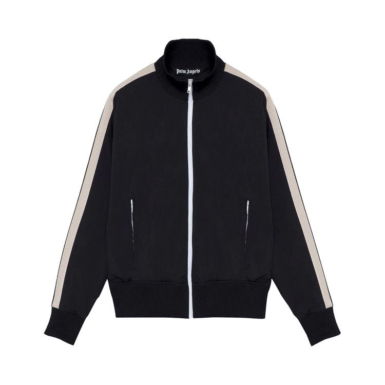 Palm Angels Curved Logo Track Jacket 'black/White'