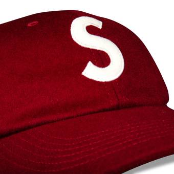 Supreme Wool S Logo 6-Panel 'Red' | GOAT