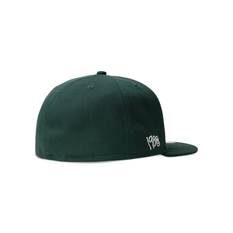 Buy Stussy Curly S 59FIFTY New Era Cap 'Forest Green' - 1311008 