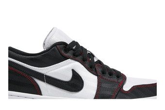 Buy Wmns Air Jordan 1 Low SE Utility 'White Black Red' - DD9337