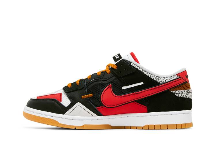 nike dunk scrap university red