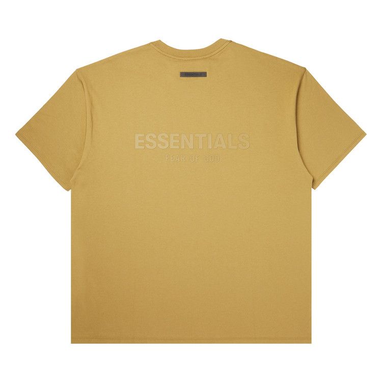 Tシャツ・カットソー FEAR OF GOD Men T Shirts 125BT242013F AMBER YELLOW Heavy-Crewneck-Tee---Amber-