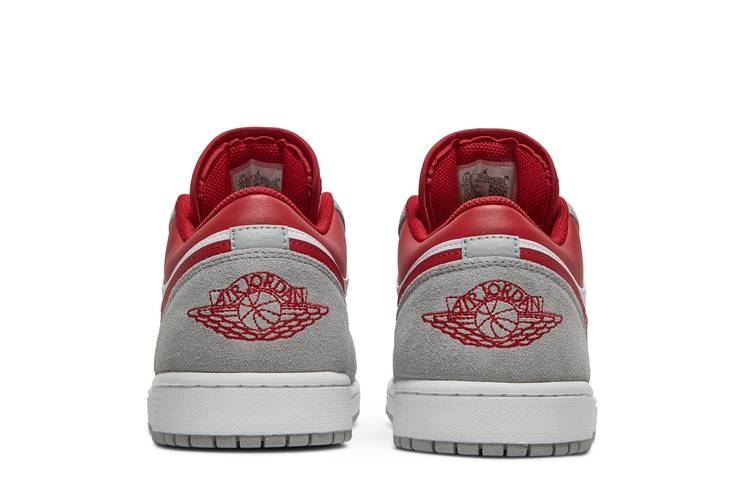Nike Air Jordan 1 Low Light Smoke Grey Red - StclaircomoShops