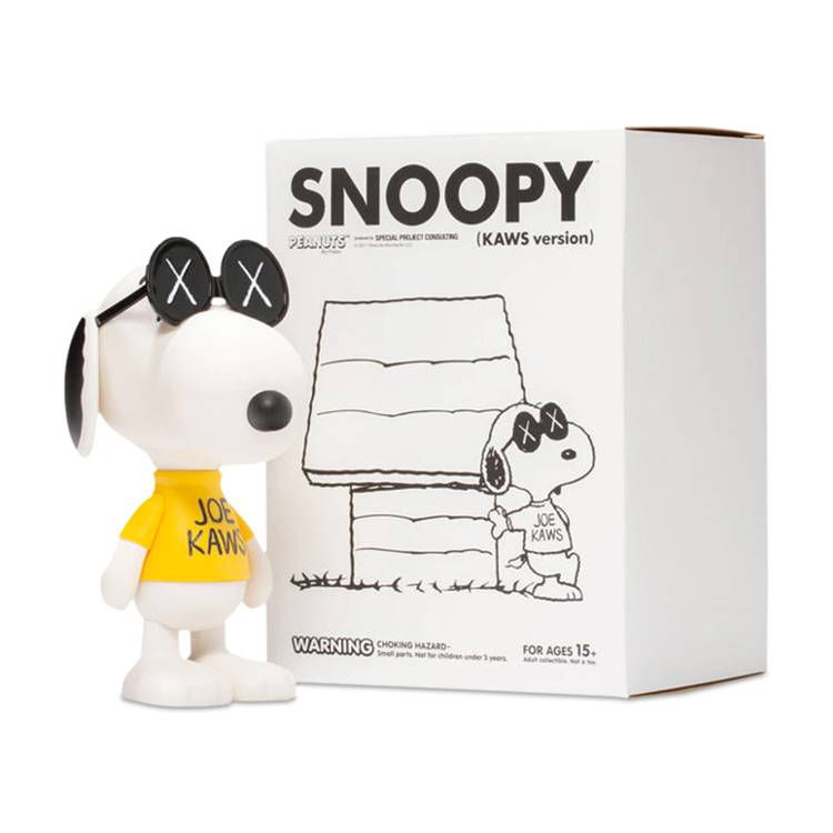 Buy KAWS x Peanuts Joe Snoopy Vinyl Figure 'White' - 3929