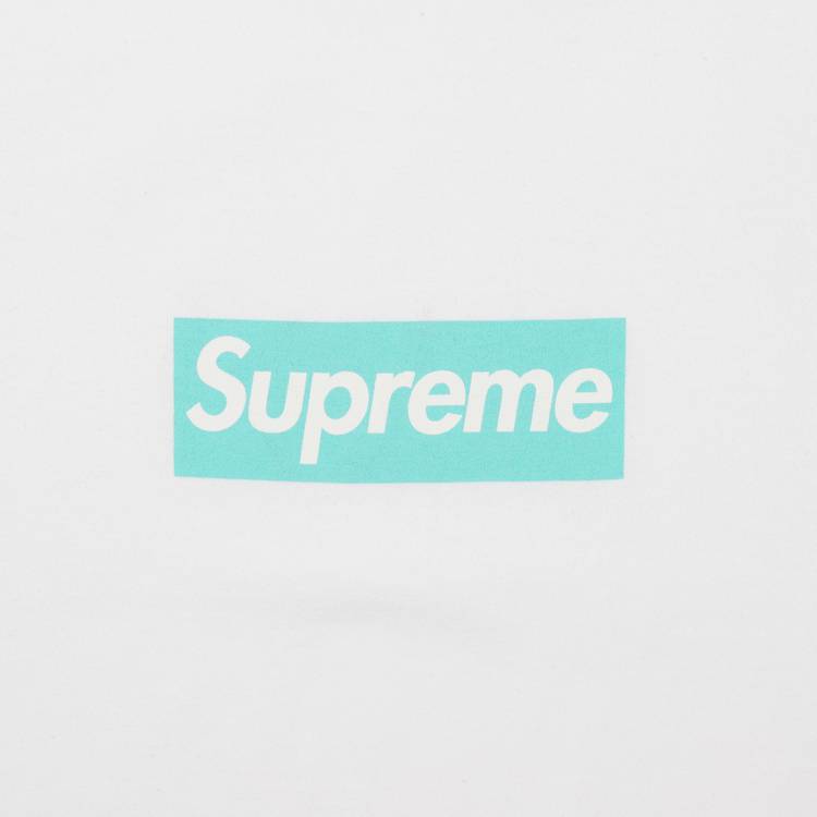 Supreme x Tiffany & Co. Box Logo Tee 'White' | GOAT