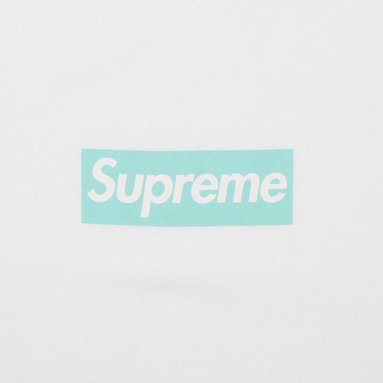 Size XXL - Supreme x Tiffany & Co. Box Logo T-Shirt Limited