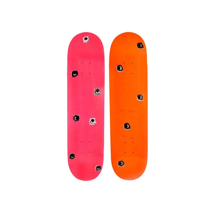 Buy Supreme x Nate Lowman Skate Decks (Set of 2) 'Multi