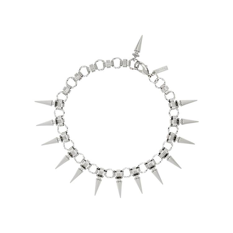 Buy Junya Watanabe Spike-Studded Chain Necklace 'Silver' - 0602 