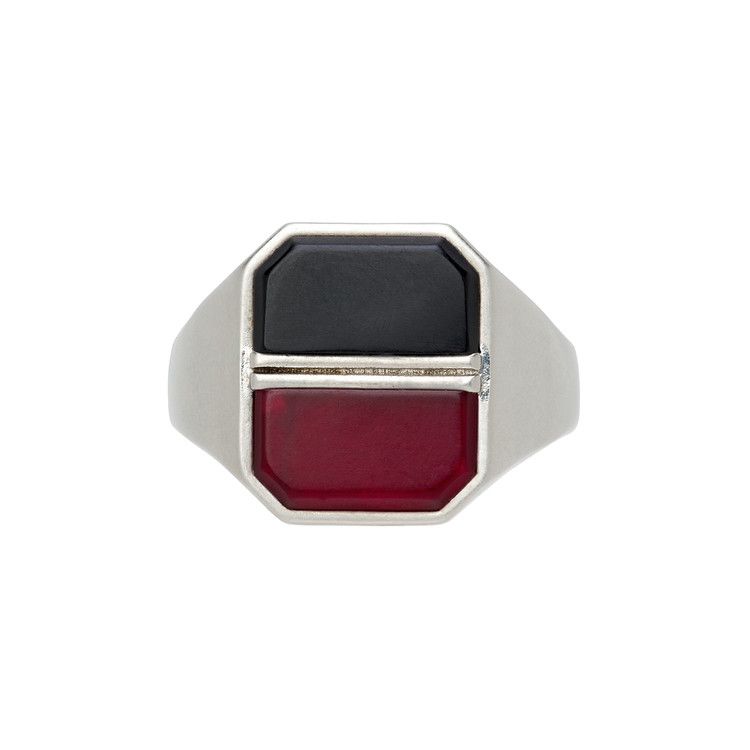 Buy Maison Margiela Semi-Polished Ring 'Silver' - 0063