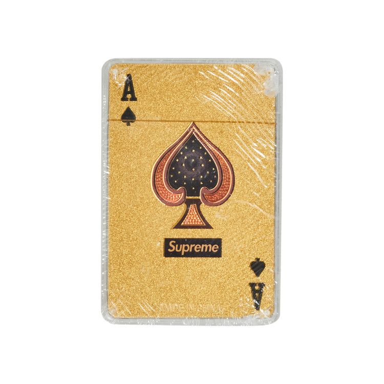 Buy Pre-Owned Supreme Poker Cards 'Gold' - FW13POKER GOLD | GOAT