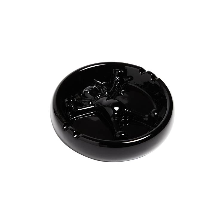 Buy KAWS x OriginalFake Ashtray Ceramic Medicom Toy 'Black' - 3929