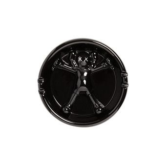 Buy KAWS x OriginalFake Ashtray Ceramic Medicom Toy 'Black